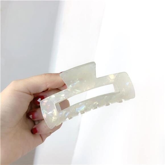 4Pcs Hair Claw Clips Banana Barrettes French Jaw Clips Leopard Mermaid Hairpins - Picture 7 of 8